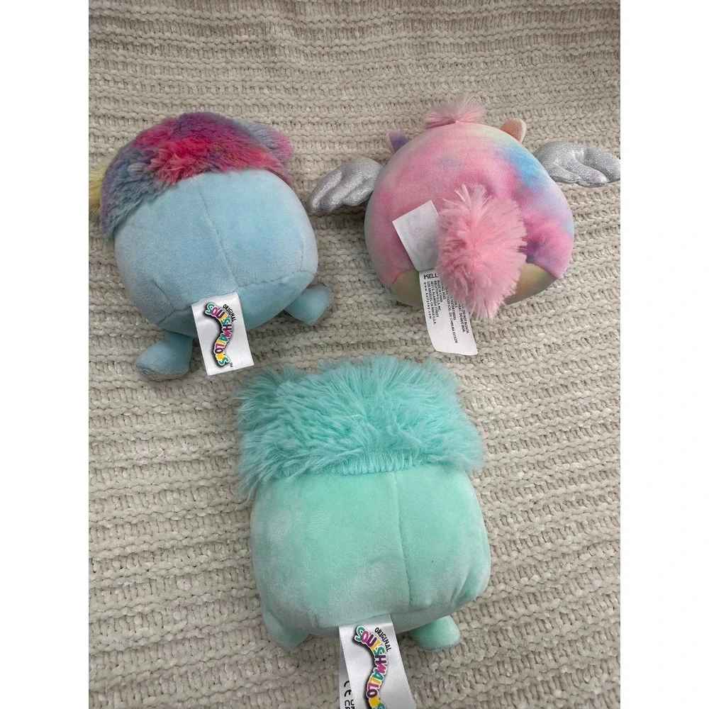 Squishmallows Plush Joelle Zaylee‎ Bigfoot Pegasus 6 Inch Lot Stuffed Animal Toy